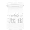 SIMPLE DAY Baratto Contenitore Zucchero Un Chilo di Zucchero 20x12cm Vetro