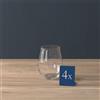 VILLEROY & BOCH - Entrée Bicchiere da Acqua, 480 ml, 4 Pezzi 1136587826