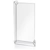 iPLEX Sebastiao Portafoto Doppia Cornice PMMA Trasparente 22x32cm Made in Italy