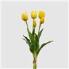 EDG Enzo De Gasperi Mazzo di Tulipani Bouquet Fiori Artificiali 40cm Giallo