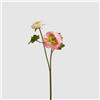 EDG Enzo De Gasperi Fiore Ranuncolo Realistico 48cm Rosa