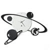 ARTI & MESTIERI Orologio da Parete di Design Sistema Solare Bianco