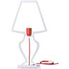 ARTI & MESTIERI Lampada da Tavolo Design Silhouette Grande Bianco