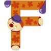 Janod Lettera Clown Janod In Legno F