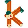 Janod Lettera Clown Janod In Legno K