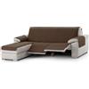 ECOMMERC3 | Chaiselong Mini R & D - Copridivano imbottito Chaiselong marrone con vestibilità, comfort e stile