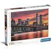 Clementoni - 31693 Collection - East River At Dusk - 1500 Pezzi - Puzzle Adulti, Made In Italy