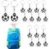 SIYINGSAERY 16 Pezzi Portachiavi Pallone Calcio Portachiavi Creativo con Mini Pallone da Calcio Carino Calcio Regali per Ragazzi Bambini per la Scuola Ricompensa di Carnevale
