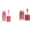3INA MAKEUP- The Color Lip Oil 362 + The No-Rules Cream 362 - Balsamo Labbra Rosa con Acido Ialuronico + Blush in Crema con Olio di Mandorle - Blush per Occhi Labbra e Guance - Vegan - Cruelty Free