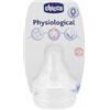 CHICCO (ARTSANA SpA) Chicco Physiological Tettarella Fisiologica Silicone Medio Confezione Da 2 Pezzi