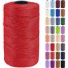 Uiopa Fettuccia per Borse a Uncinetto, 3mm x 200m Filato Uncinetto in Polipropilene, Filo Crochet Yarn per Borse, Fai da Te, Decorazioni, Artigianato