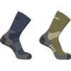 SALOMON X ULTRA ACCESS CREW 2 PACK calze trekking