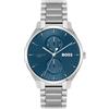 BOSS Orologio analogico multifunzione al quarzo da uomo Collezione TYLER con cinturino in acciaio inossidabile