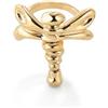 Uno de 50 Uno de 55 Anello libellulare placcato oro 18k, Oro giallo, Nessuna pietra preziosa