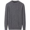 Rivccku Maglione Girocollo - Uomo, 100% Cashmere Maniche Lunghe Maglia Dolcevita in Puro Cashmere