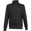 Generico James Ross Collections-Felpa da Uomo PAMPLONA in Cotone Poliestere con Collo a Lupetto e Chiusura a Mezza Zip,BLACK-XXXL