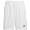 adidas Entrada 22 Shorts, Pantaloncini Sportivi Unisex - Bambini e ragazzi, Bianco, 164