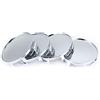 C-FUNN 4Pcs 75Mm/69Mm Sliver Car Auto Ruota Centro Mozzo Copertura cap per Benz SLK Una Classe