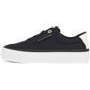 Tommy Hilfiger Donna Sneakers Vulcanizzate Essential Textile Zeppa, Nero (Black), 36