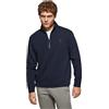 Polo Club Felpe con Cerniera Senza Capuccio Uomo - Sweatshirt 100% Cotone
