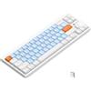 AJAZZ Tastiera meccanica AJAZZ AKL680, tastiera wireless a basso profilo al 68%, tastiera da gioco ultrasottile con corrispondenza dei colori, doppia modalità BT5.0 e 2.4G, anti-ghosting per PC laptop Mac