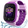 OKYUK Smartwatch 4g Aggiornato Per Ragazze E Ragazzi, Smartwatch Sportivo Impermeabile Ip67 Per Bambini, Con Fotocamera Wifi Videochiamata Sos Pedometro, Regali Di Compleanno Per Bambini 3-14 Anni (Viola)