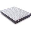 NATURELITS Materasso 90x190 Viscoelastico Doppio lato Inverno/Estate. Media MemorySens. Antiacaro, Anallergico e Antibatterico. Singolo Colore Grigio. Modello Moon Altezza 14 cm
