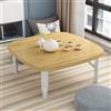 SDYPET Tavolino da tè pieghevole in stile giapponese quadrato salvaspazio, tavolino basso, tavolo da pranzo, tavolo da studio, piccola scrivania, for Tatami seduto sul pavimento Camera da letto Finestra a bo