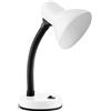 Virone FUPI Lampada Per Scrivania per Lampadina da max.10W E27 (lampadina non inclusa) in Acciaio + Plastica Lunghezza di Cavo ~1m (Bianco)