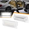 OZ-LAMPE Illuminazione LED di entrata per BMW F20 F21 F22 F23 F45 F46 F87 F30 F31 F34 F35 F80 F32 F33 F36 F82 F83 F07 F10 F11 F18 X1 1 E84 F48 X3 F25 X4 F26, lampada da porta con canbus, 2 pezzi