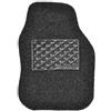 Nicoman Tappetino Universale per Auto, a Spirale, Antiscivolo, in Gomma PVC, Resistente, Impermeabile, Facile da Pulire, Colore Nero, Lato conducente, Piccolo, 1 Pezzo