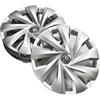Volkswagen 2G0071455 - Copricerchi da 15", Colore Argento, 4 Pezzi