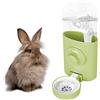 Bvizyelck Bottiglia D'Acqua Per Piccoli Animali - Dispenser Di Acqua Sospesa Gabbia Per Animali Domestici, Ciotola 'acqua Per Coniglio, Dispenser D'Acqua Automatico Per Coniglietto, Gabbia, Conigli