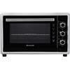 Brandt FC4200MS - Mini forno - 42L - Multifunzione -240°C - 5 posizioni di cottura - Porta doppio vetro - Accessori: leccafritte, griglia, pinza per raccogliere piatti, girarrosto -1800w - argento