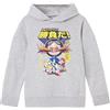 Sonic The Hedgehog Felpa con cappuccio per bambini | Felpa con cappuccio grafica Let's Roll in grigio | Dr. Eggman Knuckles Tails Felpa Regalo di merci Jumper Gioco Retro giapponese, grigio, 5-6 Anni