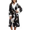 Fannyfuny Vestaglia di Pile Donna, Accappatoio Uomo Cotone, Sleepwear Comodo Inverni, Accappatoio Uomo e Donna Coppia, Pigiami Invernali, con Bottoni Davanti, Anche Come Vestaglia, per Sauna, Palestra, Palestra