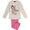 GORJUSS Santoro Pigiama Ragazza Carousel Beige - Pigiama Ragazza Inverno Caldo e Confortevole - Set Pigiama Inverno Ragazza Cotone e Glitter, beige, 6