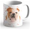 power gift BULLDOG - (ITA) tazza da caffè, tazza da tè in ceramica di alta qualità. Una tazza con la grafica di un animale domestico e un'apposita scritta in italiano. Un regalo pratico. 14.