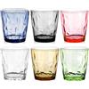 BYZESTY Bicchieri Acqua Colorati, 6 Pezzi 300ml Bicchieri Plastica Colorati, Riutilizzabili Bicchieri per Acqua in Plastica, Impilabili Bicchieri Colorati Acrilico, Bicchieri Da Bere in Plastica Colorata