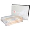 LANEROSSI Plaid Matrimoniale Pura Lana Vergine New England con Frange 210x240 cm Beige