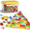 burgkidz Blocchi da Costruzioni Bambini, 150 pezzi di Grandi Mattoncini Set per Costruire Numeri Lettere, Giocattolo per Bambini e Bambine da 3 Anni in su, Contenitore Idee Creative Idea Regalo