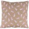 Villa d'Este Home Tivoli Cuscino arredo sfoderabile, decoro biscotti pan di zenzero, 40x40, Xmas