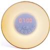 Livoo - Sveglia simulatore di alba AR321 - 10 livelli di luminosità, 6 suoni, 20 stazione FM