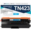 LCL Compatibile Cartucce di Toner TN-421 TN421 TN423 TN-423 TN423C TN-423C (1 Ciano) Sostituzione per Brother HL-L8260CDW HL-L8360CDW DCP-L8410CDW MFC-L8610CDW MFC-L8690CDW MFC-L8900CDW HL-9310