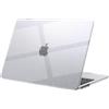 eleger Cover compatibile con MacBook Air 15 pollici M5 A3448 M4 A3241 M3 A3114 M2 A2941, uscita nel 2026 2025 2024 2023, Custodia dura per Mac Book Air 15, Glitter trasparente