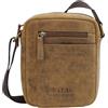 WILD THINGS ONLY !!! - Borsa a tracolla da uomo in pelle effetto rustico | piccola Borsa, Crossbody Bag, marrone