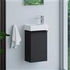 evineo ineo4 mobile La: 33 cm, 1 anta sinistra, con maniglia, per Villeroy & Boch Avento lavabi per le mani,, BE0800BM, ineo4 [Mobili da Bagno > Mobili Lavabo]