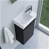 Villeroy & Boch Avento lavamani, evineo ineo4 mobile per lavabo, La: 36 cm; 1 sportello con apertura a sinistra e maniglia,, 43003L01+BE0800BM, Avento [Mobili da Bagno > Mobile con Lavamani]