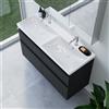Villeroy & Boch Avento lavabo doppio, evineo ineo4 mobile per lavabo, La: 120 cm; 4 scomparti estraibili con maniglia,, 4A23CKR1+BE0811BM, Avento [Mobili da Bagno > Mobili con Doppio Lavabo]