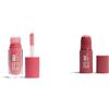 3INA MAKEUP - The Color Lip Oil 362 + The No-Rules Stick 362 - Balsamo Labbra e Blush in Crema Rosa con Acido ialuronico + Blush Stick per Occhi Labbra e Guance - Vegan - Cruelty Free